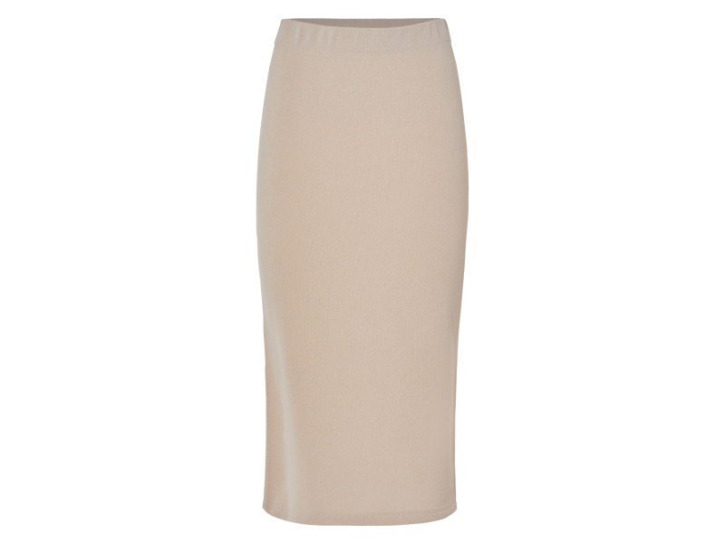 esmara® Dámská midi sukně (béžová, XS (32/34))