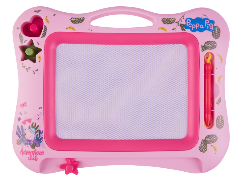 Magnetická tabulka na kreslení „Prasátko Peppa“ (růžová)