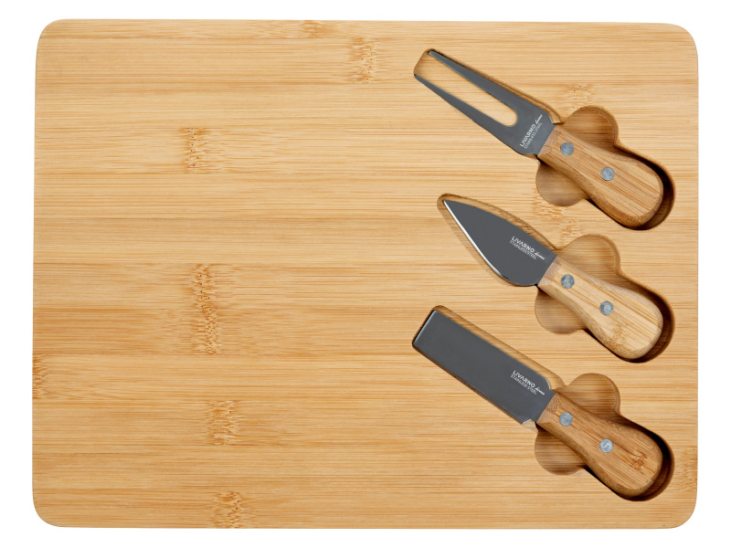 Livarno home Bambusové servírovací prkénko (prkénko na servírování sýra)