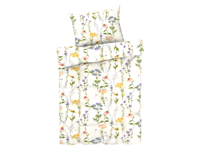 Livarno home Ložní povlečení, 140 x 200 cm, 70 x 90 cm (květiny)