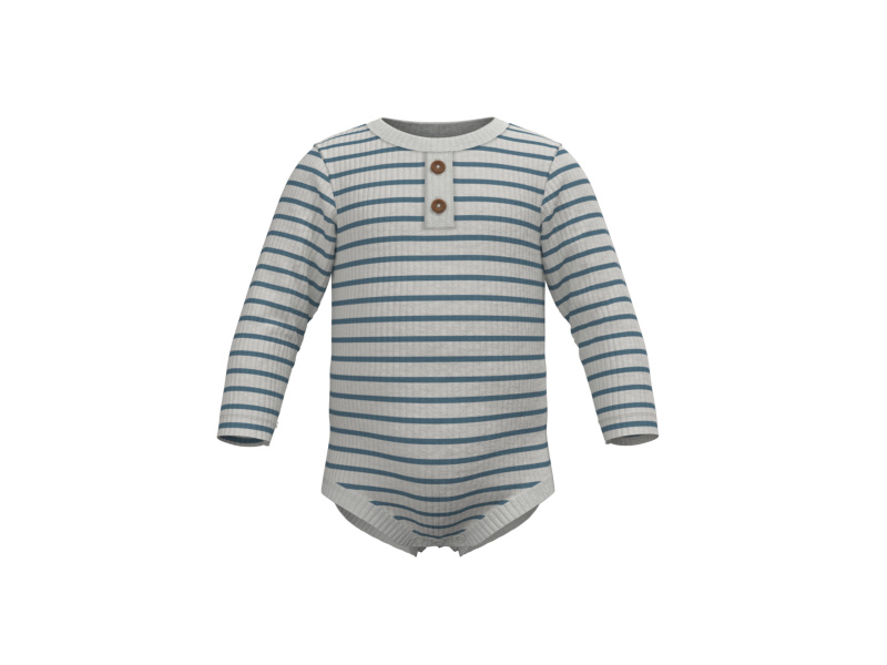 lupilu® Chlapecké body s dlouhými rukávy (pruhy, 50/56)