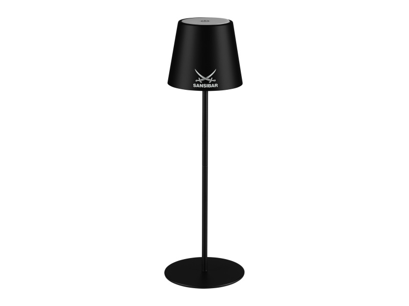 Sansibar LED aku stolní lampa s dotykovým stmívačem (černá)