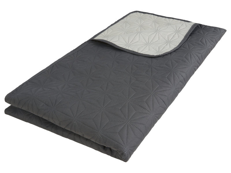 Livarno home Přehoz na postel, 150 x 250 cm (tmavě šedá)