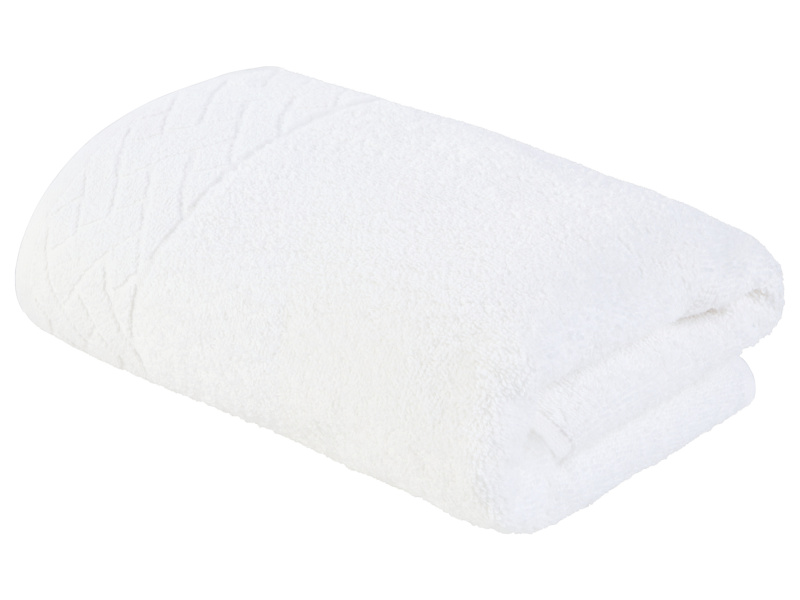 Livarno home Froté ručník pro hosty s BIO bavlnou, 30 x 50 cm, 450 g/m2 (bílá)