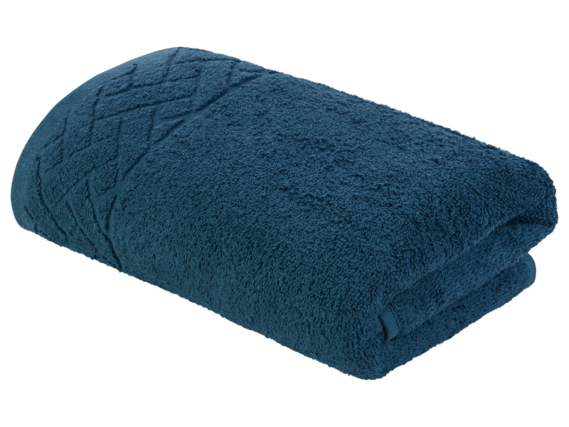 Livarno home Froté ručník pro hosty s BIO bavlnou, 30 x 50 cm, 450 g/m2 (petrolejová)