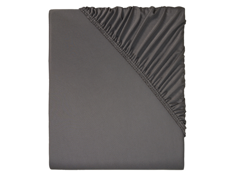 Livarno home Žerzejové napínací prostěradlo, 180-200 x 200 cm (šedá)