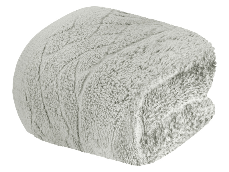 Livarno home Froté ručník s BIO bavlnou, 50 x 100 cm, 450 g/m2 (šedá)
