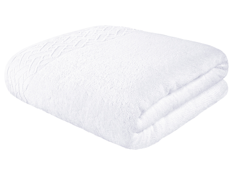 Livarno home Froté osuška s BIO bavlnou, 100 x 150 cm, 450 g/m2 (bílá)