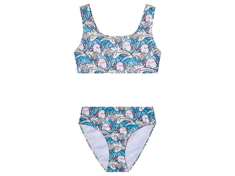 Dívčí plavky / bikiny (modrá, 146/152)