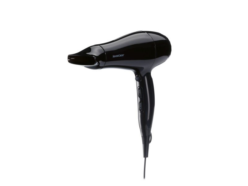 Silvercrest® Personal Care Vysoušeč vlasů s ionizační technologií Shtd 2200 E4 (černá)