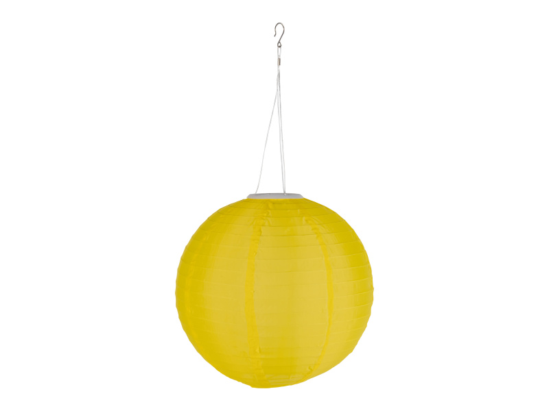 Livarno home Světelný LED řetěz XXL / Závěsné solární LED světlo (lampion, žlutá)