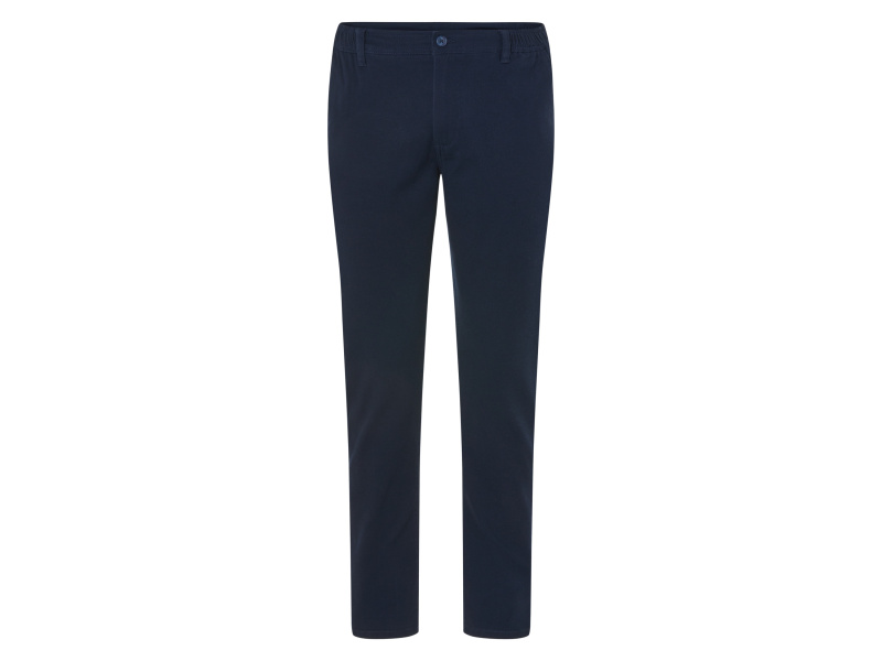 Livergy® Pánské chino kalhoty, normální výška pasu (navy modrá, L (52/54))