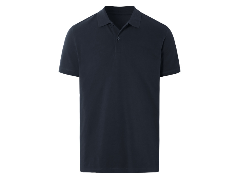 Livergy® Pánské polotriko, s knoflíkovou lištou (navy modrá, S (44/46))