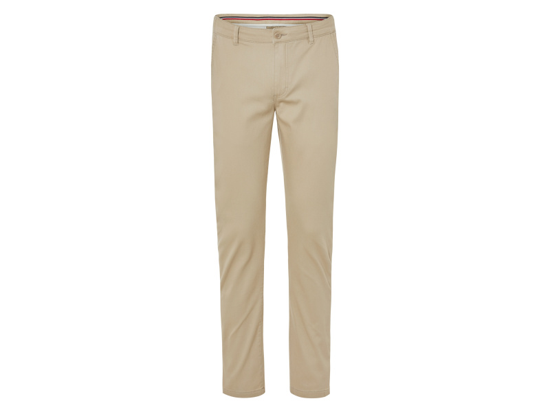Livergy® Pánské chino kalhoty "Slim Fit" (béžová, M (48/50))