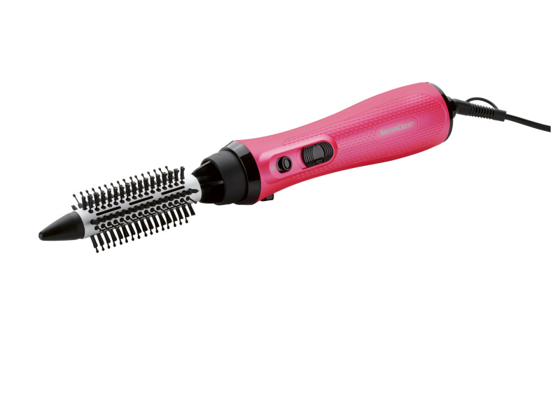 Silvercrest® Personal Care Multifunkční kulma s 6 nástavci SWC 1000 E1 (černá/růžová)