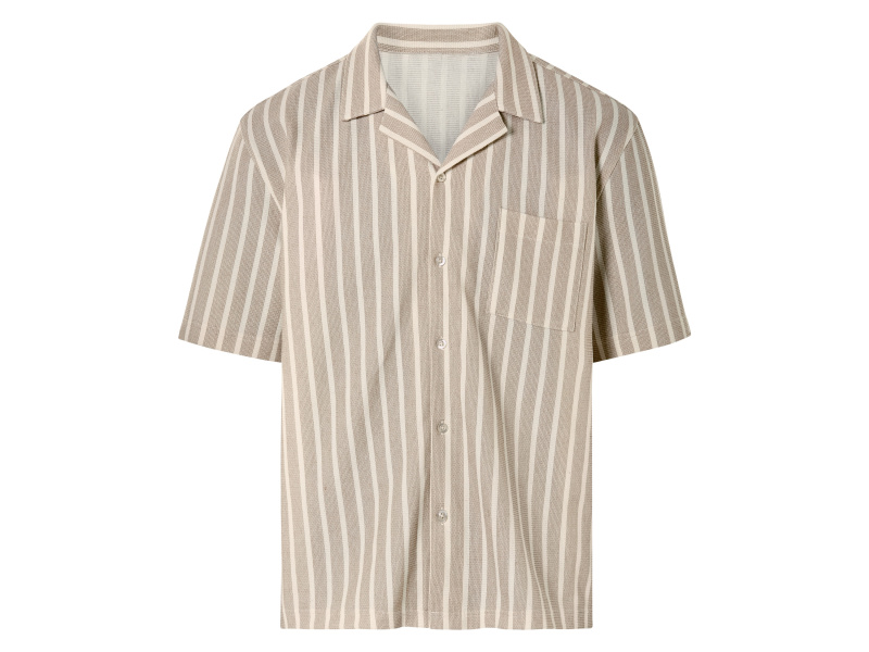 Livergy® Pánská volnočasová košile (béžová, XL (56/58))