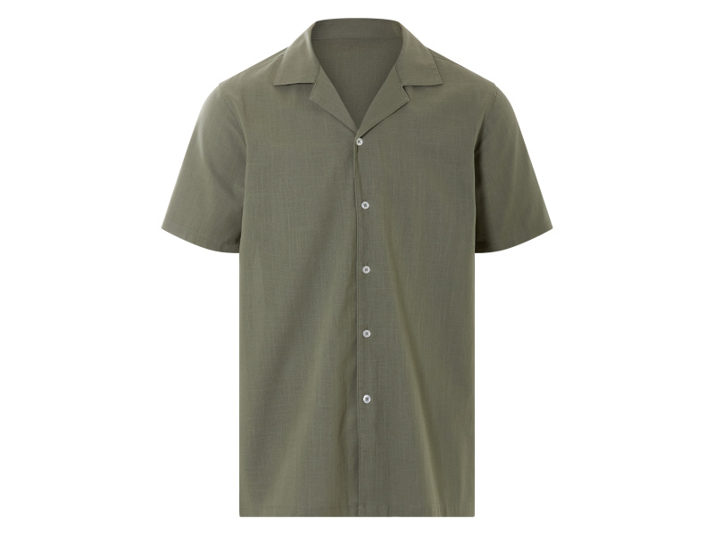 Livergy® Pánská volnočasová košile (khaki, M (39/40))