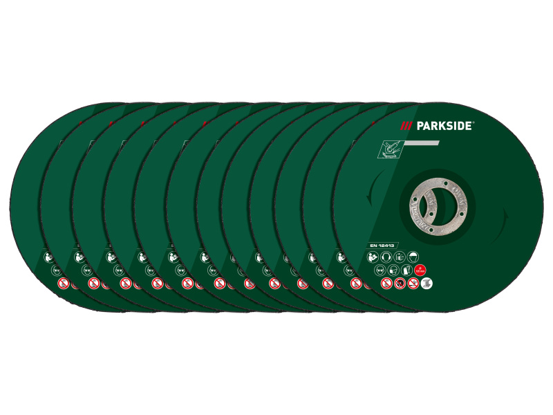 Parkside® Sada řezných kotoučů, 125 mm (řezné kotouče, 12dílná sada)