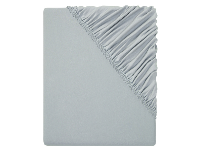 Livarno home Žerzejové napínací prostěradlo, 90-100 x 200 cm (modrá)