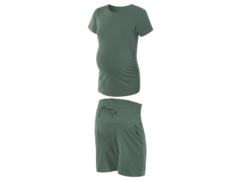 esmara® Těhotenské pyžamo s BIO bavlnou (zelená, Xl(48/50))