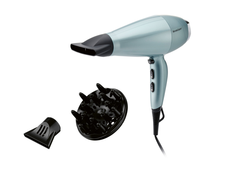 Silvercrest® Personal Care Vysoušeč vlasů AC Profi Shac 2400 s ionizační technologií (mintová)