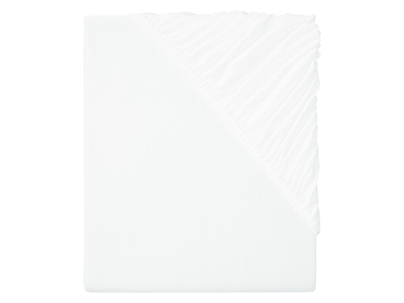 Livarno home Žerzejové napínací prostěradlo Modal, 180-200 x 200 cm (bílá)