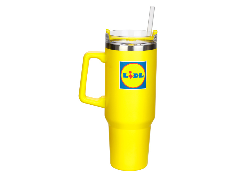 Termo hrnek z nerezové oceli (žlutá)