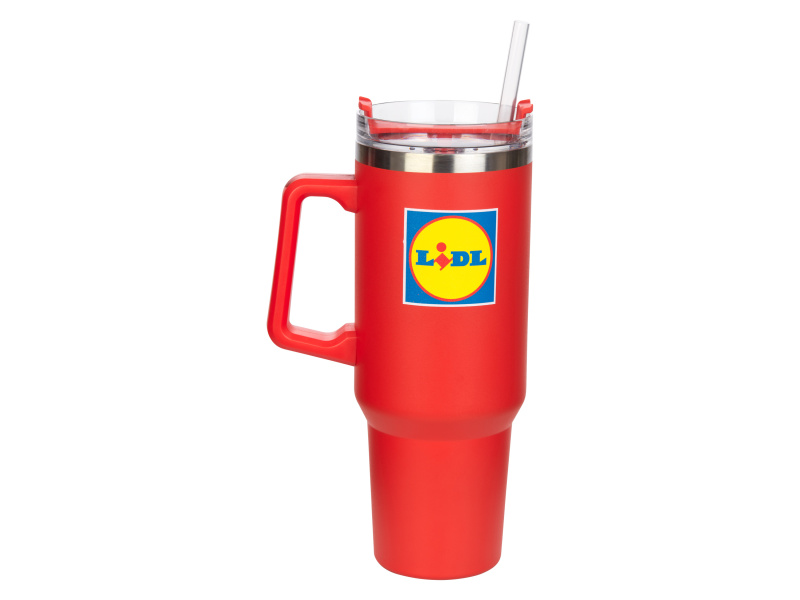 Termo hrnek z nerezové oceli (červená)