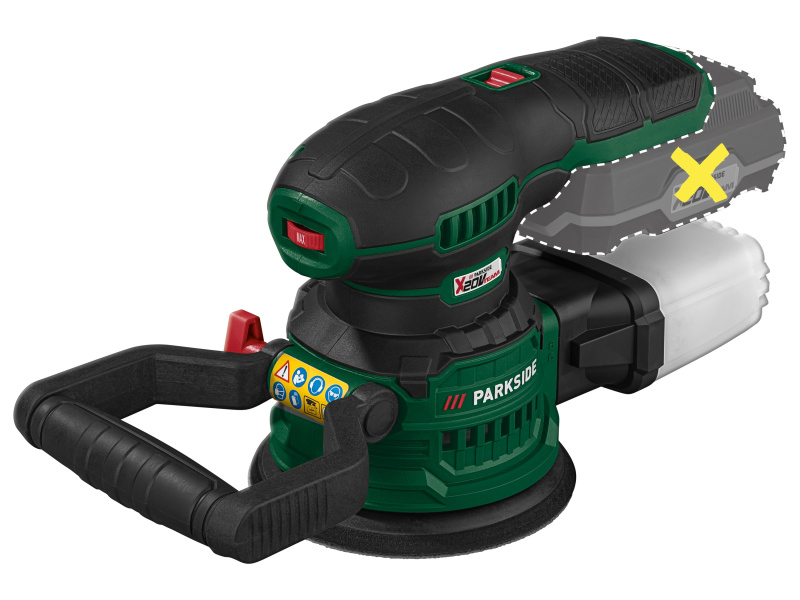 Parkside® Aku excentrická bruska Paexs 20-Li B2 – bez akumulátoru a nabíječky