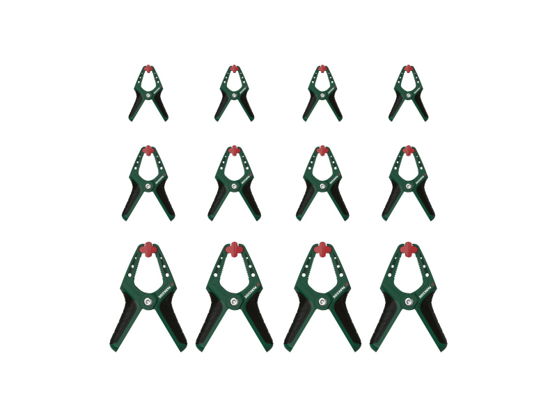 Parkside® Sada upínacích svorek, 8dílná / 12dílná (12dílná sada)