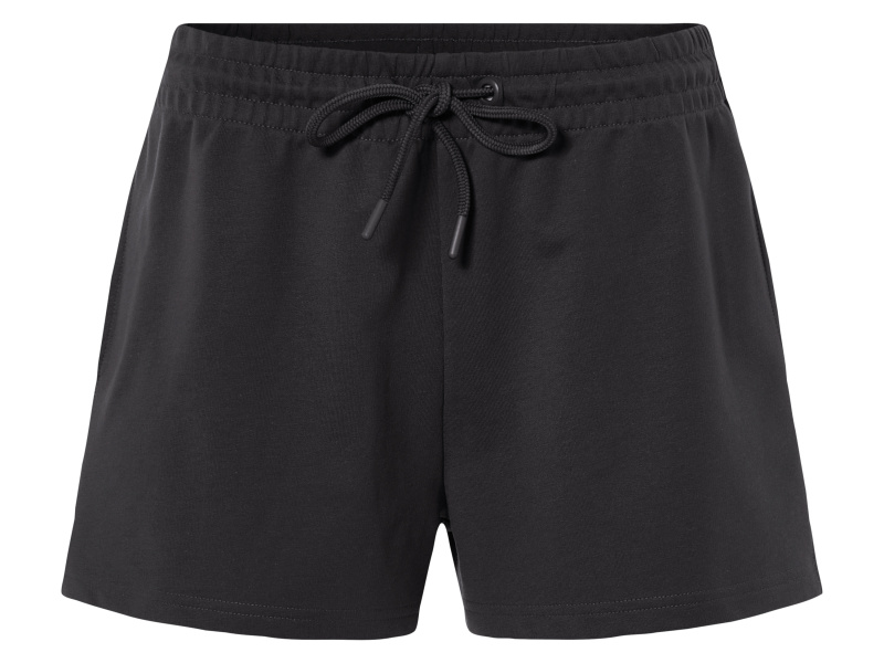 esmara® Dámské šortky, normální výška pasu (černá, S(36/38))