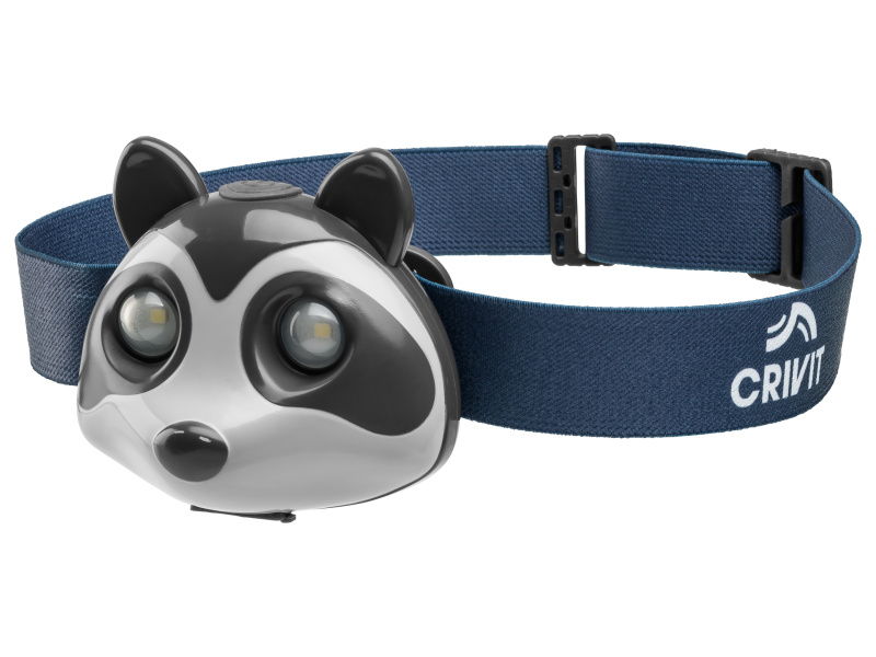 Crivit Dětská kempinková lampa / Dětská čelovka (světlomet/badger)