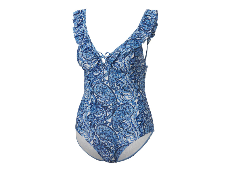 Crivit Dámské plavky (modrá/bílá, 38)