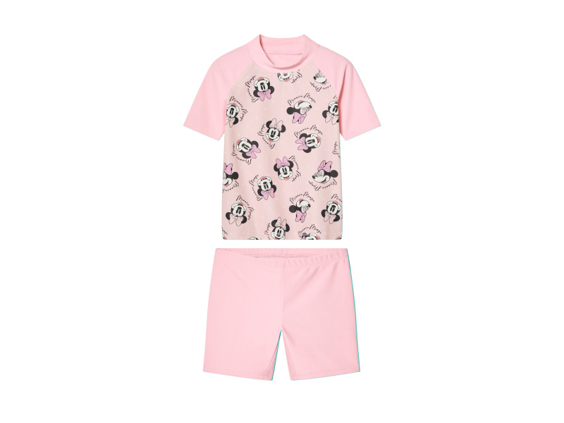 Dívčí souprava na plavání s ochranou proti UV záření, 2dílná (98/104, Minnie Mouse)