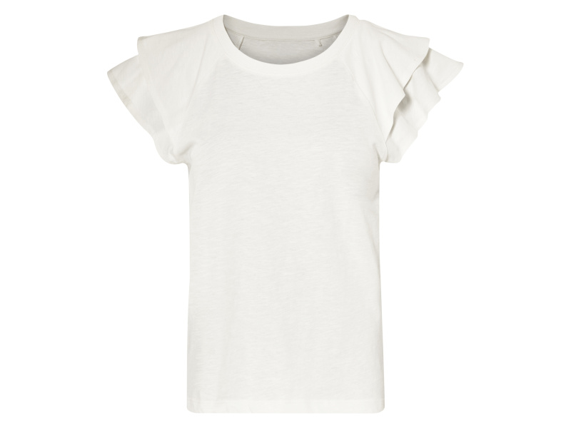 esmara® Dámské triko, čistá bavlna (bílá, XL (48/50))