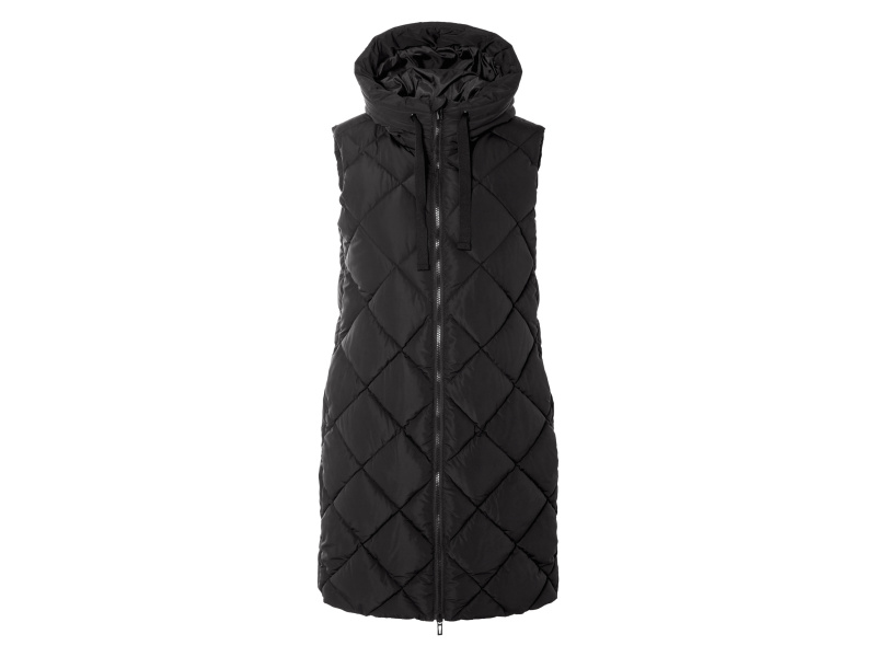 esmara® Dámská dlouhá vesta (černá, Xs(32/34))