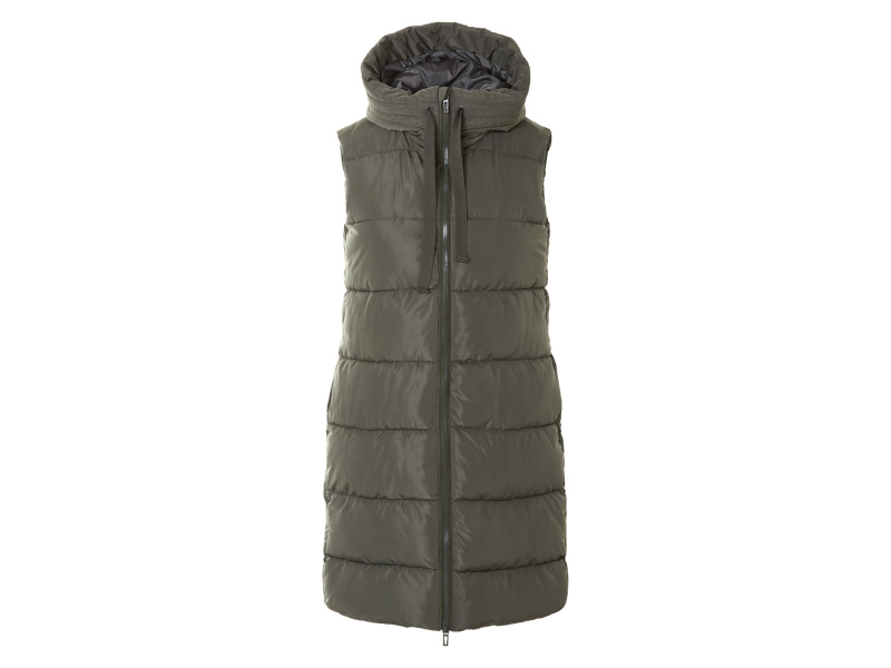 esmara® Dámská dlouhá vesta (olivová, S(36/38))