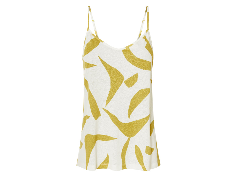 esmara® Dámský lněný top (bílá, S(36/38))