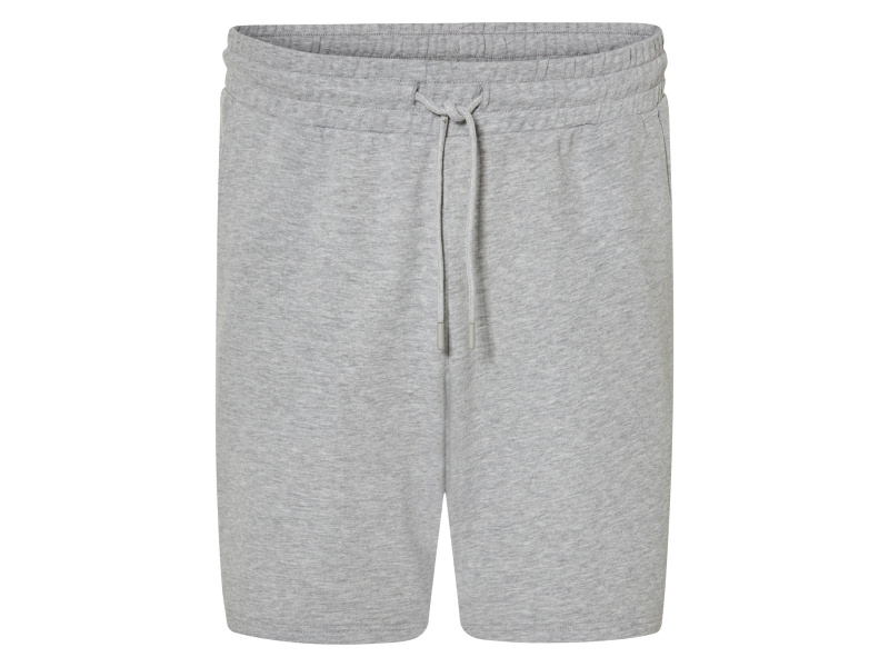 esmara® Pánské teplákové kraťasy s BIO bavlnou (šedá, S (44/46))