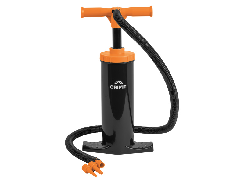 Crivit Stojanová pumpa / Nožní pumpa (vzduchové čerpadlo s dvojitým zdvihem 2 x 1,4 l)