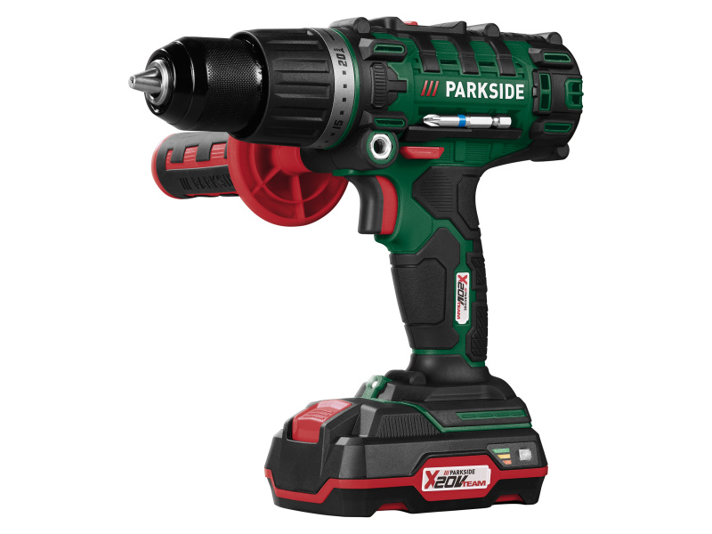 Parkside® Aku příklepová vrtačka Psbsa 20-Li C3 – včetně akumulátoru a nabíječky