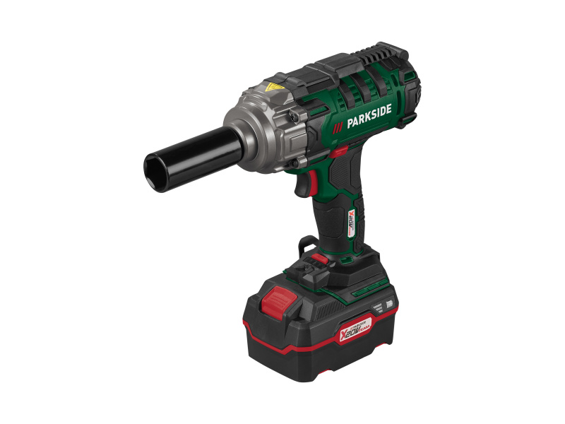 Parkside® Aku rázový utahovák na kola auta Passk 20-Li C4, 4 Ah