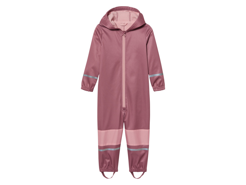 lupilu® Dívčí softshellový overal s podšívkou (růžovo-fialová, 110/116)