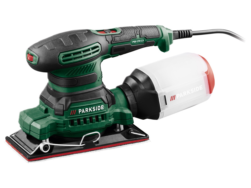 Parkside® Vibrační bruska PSS 270 C3 / Excentrická bruska Pexs 300 C3 / Multibruska PMS 220 A1 (vibrační bruska)
