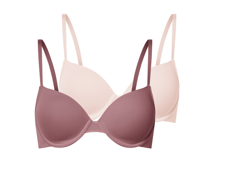esmara® Dámská podprsenka, 2 kusy (světle růžová, 85C)