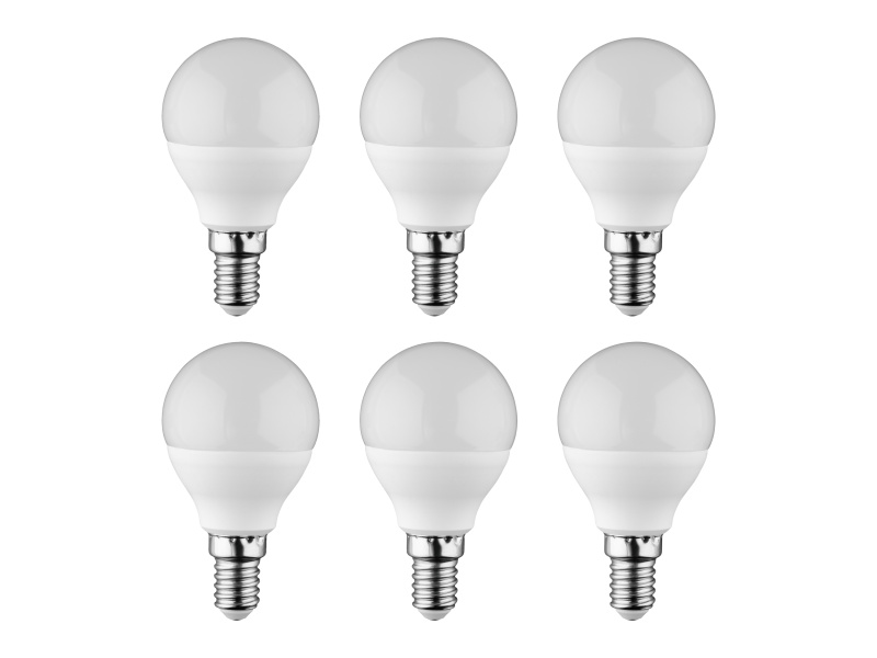Livarno home LED žárovky, 6 kusů (Míč E14)