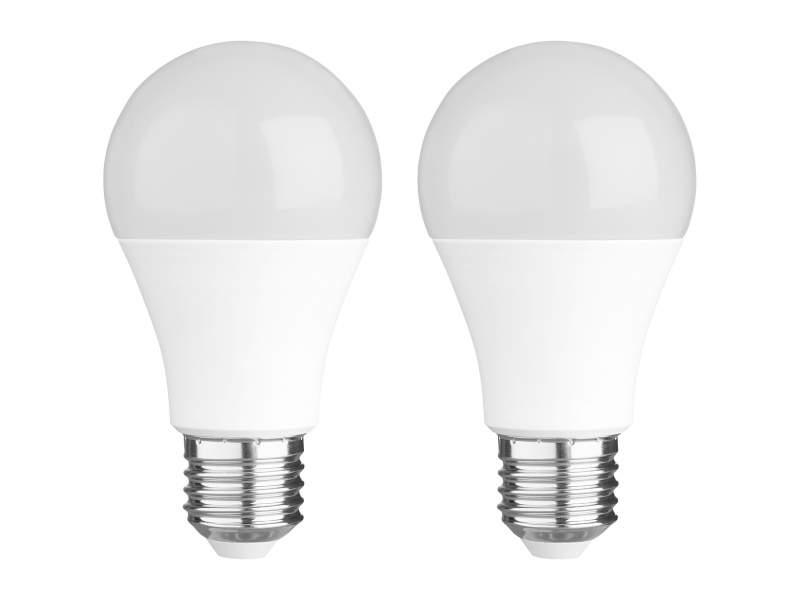 Livarno home LED žárovka, 2 kusy (7,3 W E27 klasický tvar)
