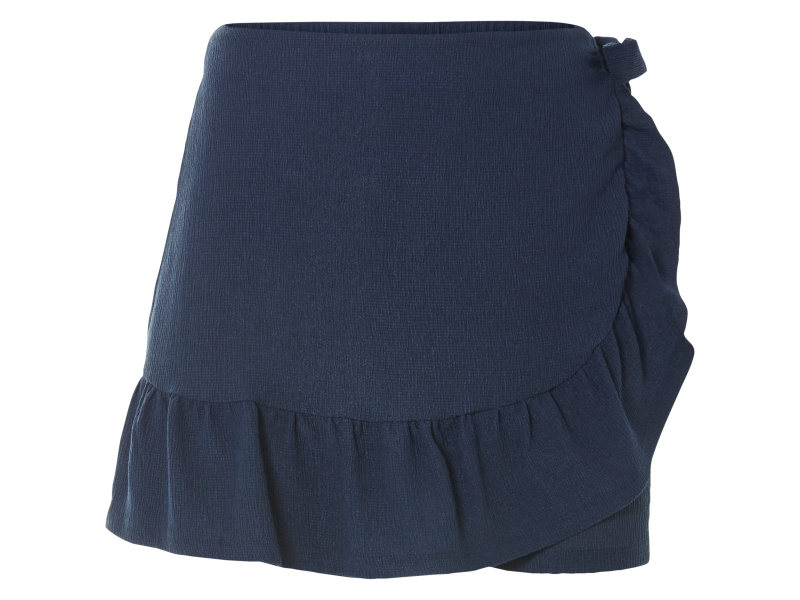 esmara® Zavinovací kalhotová sukně (navy modrá, M(40/42))