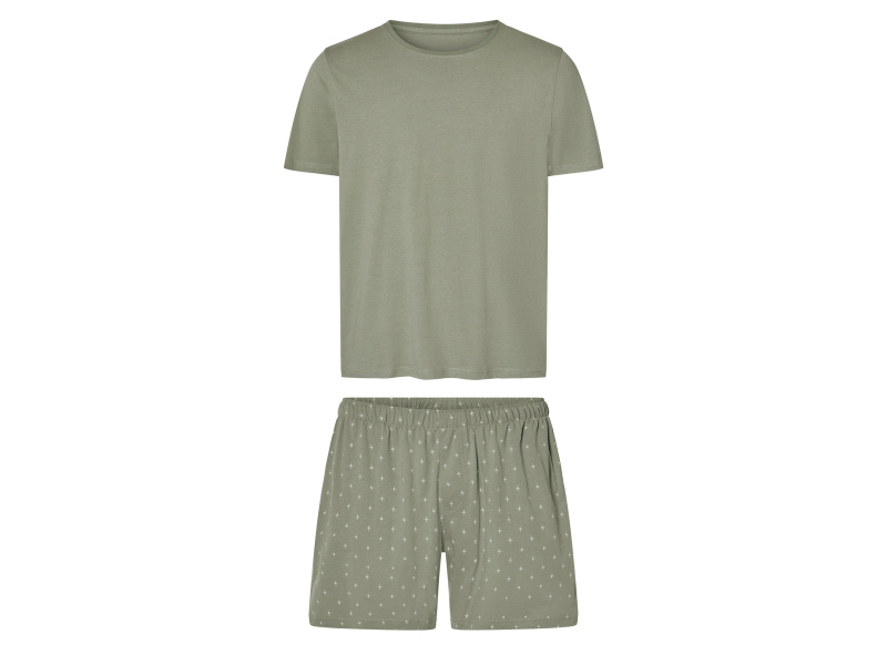 esmara Men Pánské pyžamo (puntíky/khaki, XL (56/58))