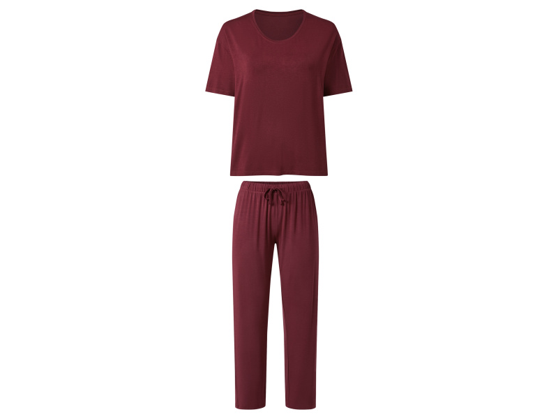 esmara® Dámské pyžamo (červená, XS (32/34))